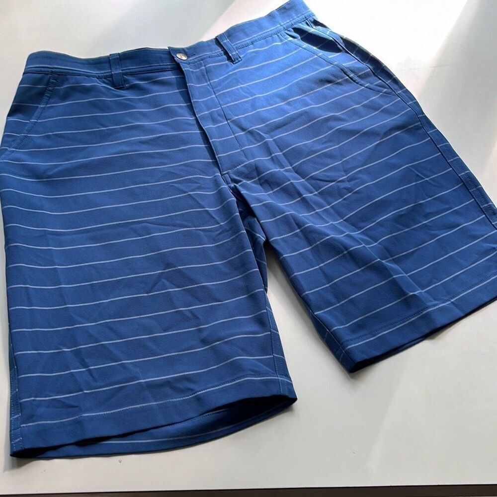 FootJoy FJ Blue Striped Stretch Shorts 34x7